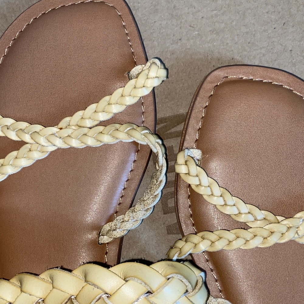Universal Thread Braided Tan Sandals - image 3